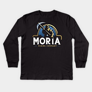 Moria Mining Company - Logo - Fantasy Kids Long Sleeve T-Shirt